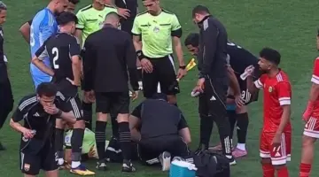 إصابة الحكم مصطفى الشهدي بقطع في الرباط الصليبي .. فيديو